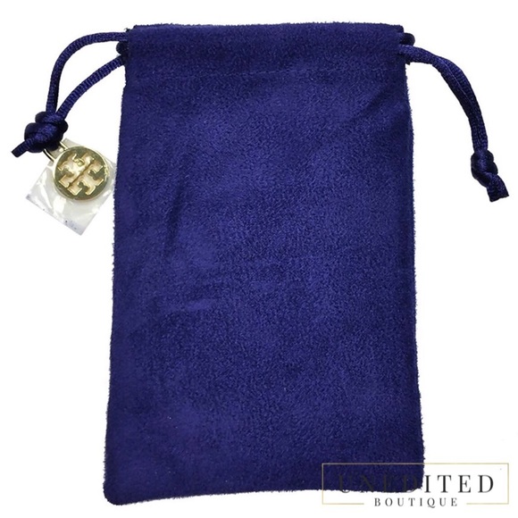 TORY BURCH Logo Gold Bangle Bracelet - Picture 4 of 4